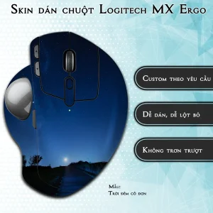 Skin dán chuột Logitech MX Ergo mẫu Trời đêm cô đơn