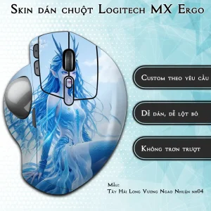Skin dán chuột Logitech MX Ergo mẫu Tây Hải Long Vương Ngao Nhuận nh04