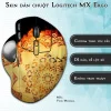 Skin dán chuột Logitech MX Ergo mẫu Vàng Mandala