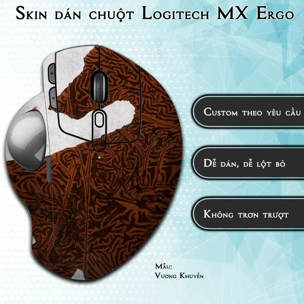 Skin dán chuột Logitech MX Ergo mẫu Vương Khuyển