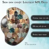 Skin dán chuột Logitech MX Ergo mẫu đá vàng xanh xếp lẫn Skin dán chuột Logitech MX Ergo mẫu đá vàng xanh xếp lẫn