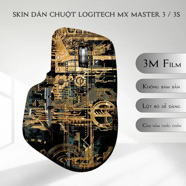 Skin dán chuột Logitech MX Master 2, 2s, 3, 3s mẫu Bảng mạch điện tử