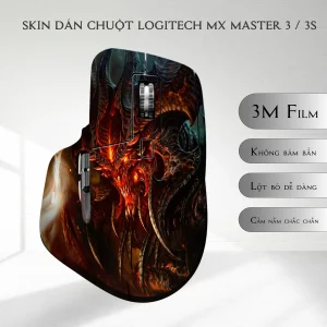 Skin dán chuột Logitech MX Master 2, 2s, 3, 3s mẫu Diablo