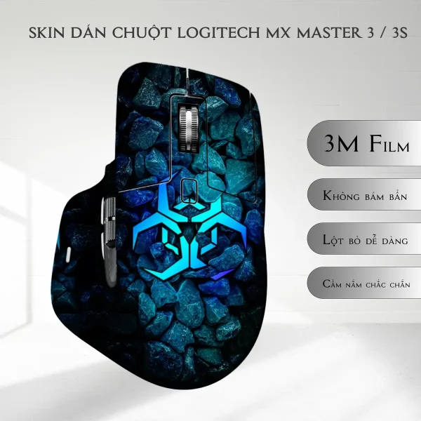 Skin dán chuột Logitech MX Master 2, 2s, 3, 3s mẫu Grunge