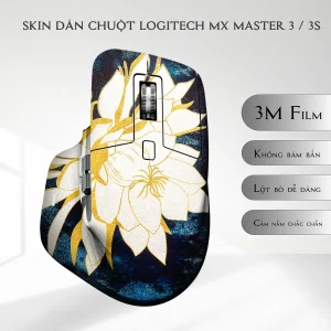 Skin dán chuột Logitech MX Master 2, 2s, 3, 3s mẫu Mộng Quỳnh Hoa