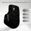 Skin dán chuột Logitech MX Master 2, 2s, 3, 3s mẫu Shadow Black Skin dán chuột Logitech MX Master 2, 2s, 3, 3s mẫu Shadow Black