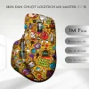 Skin dán chuột Logitech MX Master 2, 2s, 3, 3s mẫu Stickerbomb Doing Good Thank Skin dán chuột Logitech MX Master 2, 2s, 3, 3s mẫu Stickerbomb Doing Good Thank