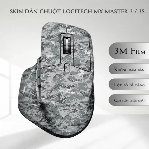 Skin dán chuột Logitech MX Master 2, 2s, 3, 3s mẫu Urban Digital Camo