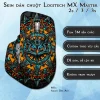 Skin dán chuột Logitech MX Master 2, 2s, 3, 3s mẫu Angry Owl Art