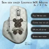 Skin dán chuột Logitech MX Master 2, 2s, 3, 3s mẫu Brick Bear 3