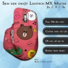 Skin dán chuột Logitech MX Master 2, 2s, 3, 3s mẫu Brown và Cony atk115 Skin dán chuột Logitech MX Master 2, 2s, 3, 3s mẫu Brown và Cony atk115