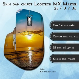 Skin dán chuột Logitech MX Master 2, 2s, 3, 3s mẫu Bầu trời bình minh