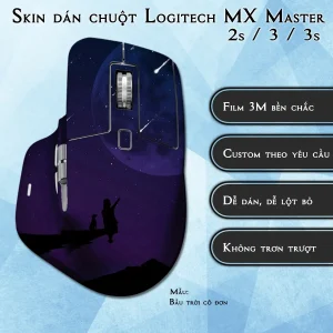 Skin dán chuột Logitech MX Master 2, 2s, 3, 3s mẫu Bầu trời cô đơn