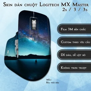 Skin dán chuột Logitech MX Master 2, 2s, 3, 3s mẫu Bầu trời đêm