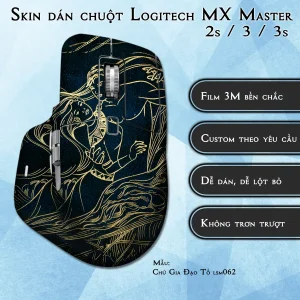 Skin dán chuột Logitech MX Master 2, 2s, 3, 3s mẫu Chử Gia Đạo Tổ lsm062