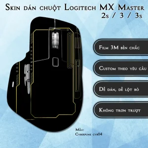 Skin dán chuột Logitech MX Master 2, 2s, 3, 3s mẫu Cyberpunk cyb04