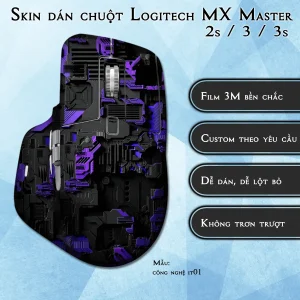 Skin dán chuột Logitech MX Master 2, 2s, 3, 3s mẫu công nghệ it01