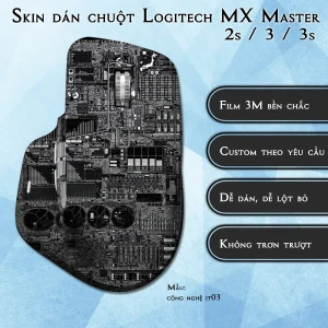Skin dán chuột Logitech MX Master 2, 2s, 3, 3s mẫu công nghệ it03
