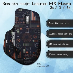 Skin dán chuột Logitech MX Master 2, 2s, 3, 3s mẫu công nghệ it05