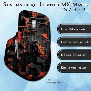 Skin dán chuột Logitech MX Master 2, 2s, 3, 3s mẫu công nghệ it06