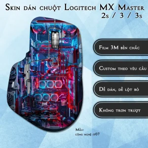 Skin dán chuột Logitech MX Master 2, 2s, 3, 3s mẫu công nghệ it07