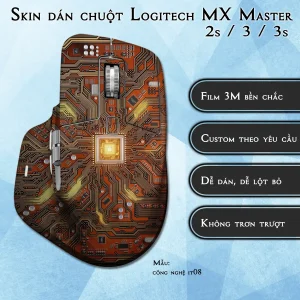 Skin dán chuột Logitech MX Master 2, 2s, 3, 3s mẫu công nghệ it08