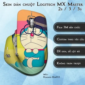 Skin dán chuột Logitech MX Master 2, 2s, 3, 3s mẫu Doremon Dor012