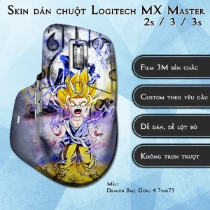 Skin dán chuột Logitech MX Master 2, 2s, 3, 3s mẫu Dragon Ball Goku 4 7vnr73