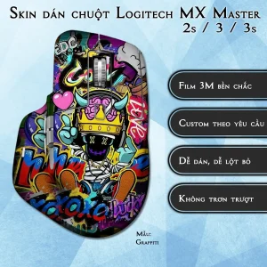 Skin dán chuột Logitech MX Master 2, 2s, 3, 3s mẫu Graffiti