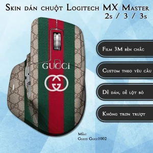 Skin dán chuột Logitech MX Master 2, 2s, 3, 3s mẫu Gucci Gucc1002