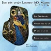 Skin dán chuột Logitech MX Master 2, 2s, 3, 3s mẫu Khổng Tước lsm024 Skin dán chuột Logitech MX Master 2, 2s, 3, 3s mẫu Khổng Tước lsm024