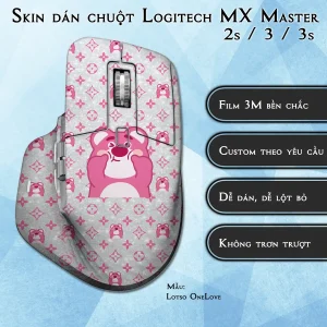Skin dán chuột Logitech MX Master 2, 2s, 3, 3s mẫu Lotso OneLove