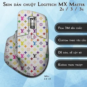 Skin dán chuột Logitech MX Master 2, 2s, 3, 3s mẫu LV 13