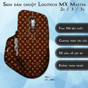 Skin dán chuột Logitech MX Master 2, 2s, 3, 3s mẫu LV lv005