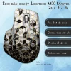 Skin dán chuột Logitech MX Master 2, 2s, 3, 3s mẫu mosaic đá đen trắng Skin dán chuột Logitech MX Master 2, 2s, 3, 3s mẫu mosaic đá đen trắng