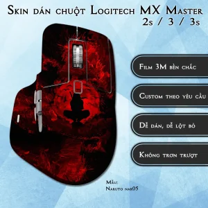 Skin dán chuột Logitech MX Master 2, 2s, 3, 3s mẫu Naruto nar05