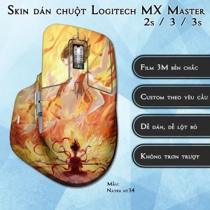 Skin dán chuột Logitech MX Master 2, 2s, 3, 3s mẫu Natra nt34