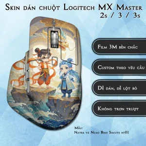 Skin dán chuột Logitech MX Master 2, 2s, 3, 3s mẫu Natra và Ngao Bính Socute nt01