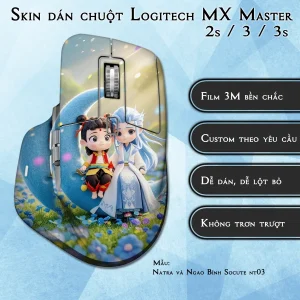 Skin dán chuột Logitech MX Master 2, 2s, 3, 3s mẫu Natra và Ngao Bính Socute nt03