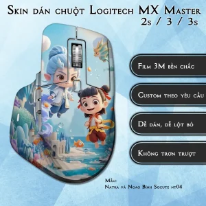 Skin dán chuột Logitech MX Master 2, 2s, 3, 3s mẫu Natra và Ngao Bính Socute nt04