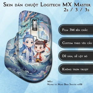Skin dán chuột Logitech MX Master 2, 2s, 3, 3s mẫu Natra và Ngao Bính Socute nt06