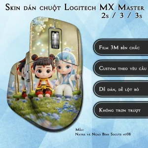 Skin dán chuột Logitech MX Master 2, 2s, 3, 3s mẫu Natra và Ngao Bính Socute nt08