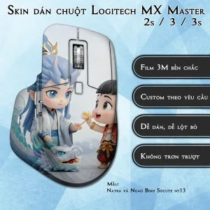 Skin dán chuột Logitech MX Master 2, 2s, 3, 3s mẫu Natra và Ngao Bính Socute nt13