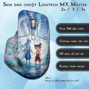 Skin dán chuột Logitech MX Master 2, 2s, 3, 3s mẫu Natra và Ngao Bính Socute nt19
