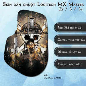 Skin dán chuột Logitech MX Master 2, 2s, 3, 3s mẫu One Piece OPi020