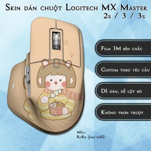 Skin dán chuột Logitech MX Master 2, 2s, 3, 3s mẫu RoRo Jump ro02