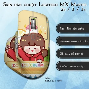 Skin dán chuột Logitech MX Master 2, 2s, 3, 3s mẫu RoRo Jump ro04