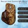 Skin dán chuột Logitech MX Master 2, 2s, 3, 3s mẫu Rồng vàng Skin dán chuột Logitech MX Master 2, 2s, 3, 3s mẫu Rồng vàng