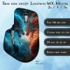 Skin dán chuột Logitech MX Master 2, 2s, 3, 3s mẫu Song long Skin dán chuột Logitech MX Master 2, 2s, 3, 3s mẫu Song long