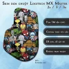 Skin dán chuột Logitech MX Master 2, 2s, 3, 3s mẫu Superhero icon